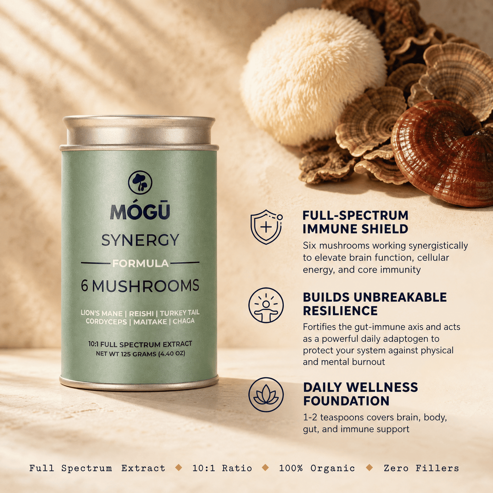 Organic 6-Mushroom Formula