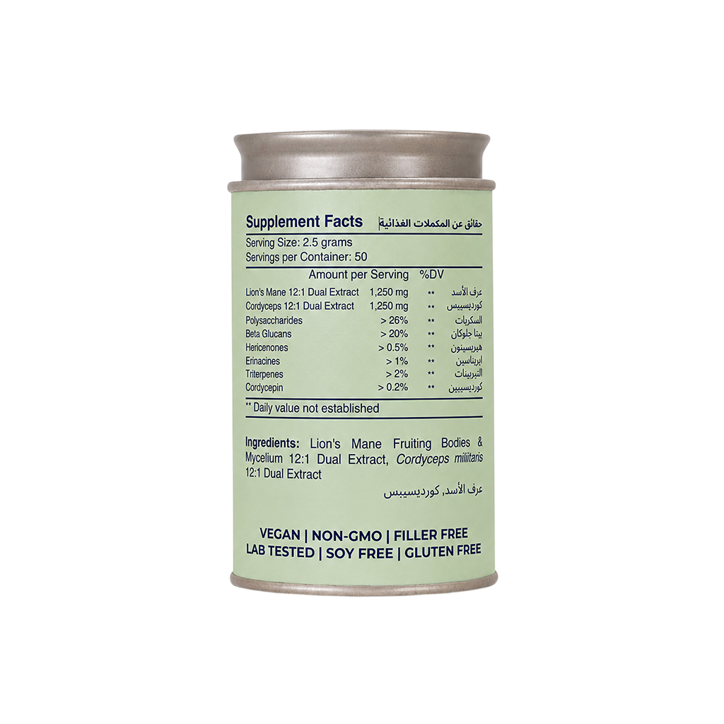 Organic Lion's Mane & Cordyceps militaris