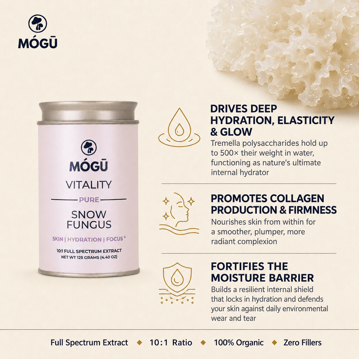 Organic Snow Fungus